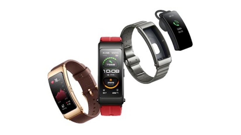 HUAWEI TalkBand B6 auf weißem Hintergrund