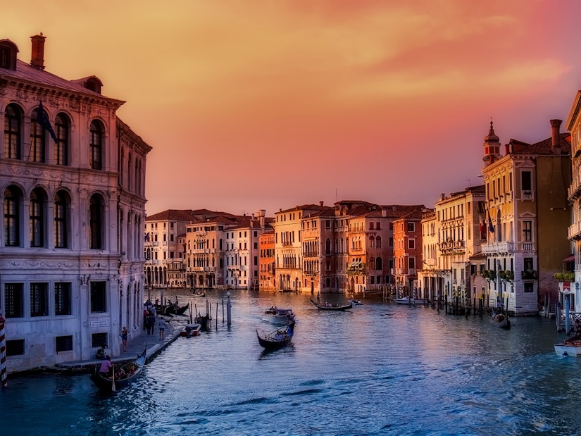Venedig Kanal und Architektur