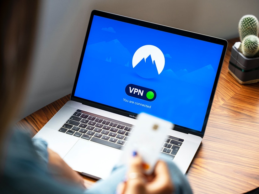 Laptop mit dem VPN Software