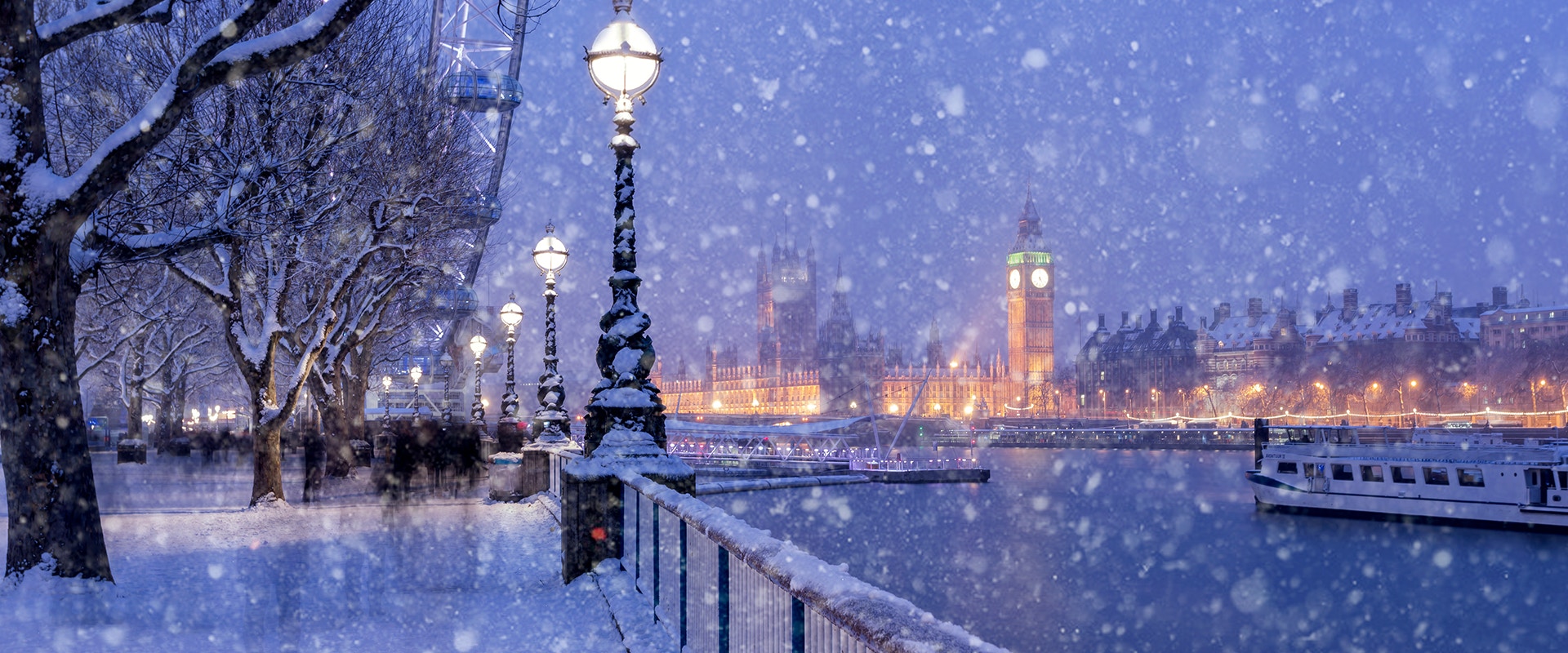London im Schnee
