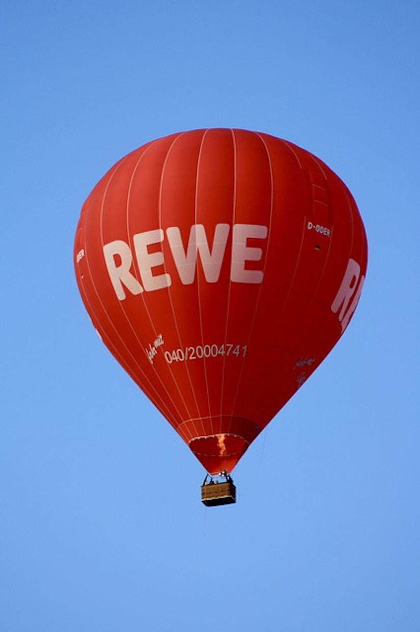 Heißluftballon Rewe