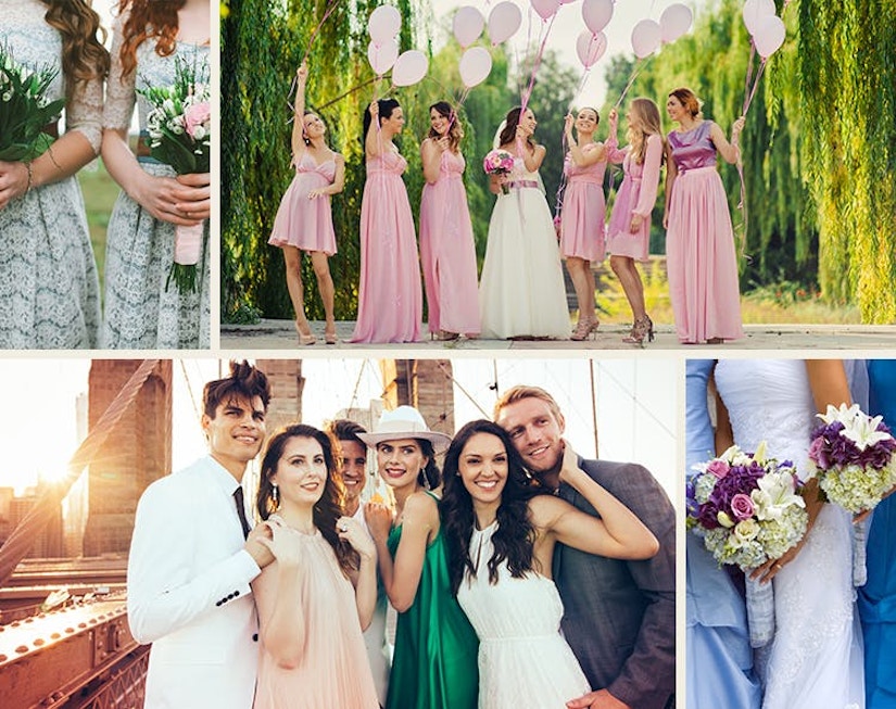 Collage aus Hochzeitsmotiven