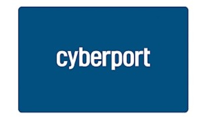 Cyberport Geschenkgutschein auf weißem Hintergrund