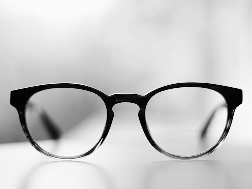 Brillen mit schwarzem Rahmen