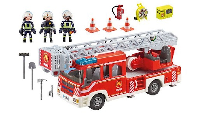 Playmobil Feuerwehr Leiterfahrzeug